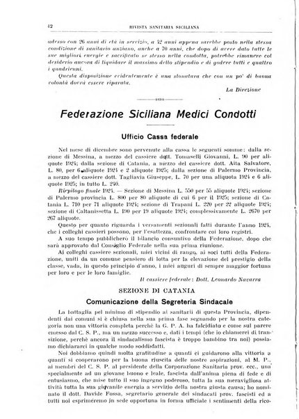 Rivista sanitaria siciliana organo degli Ordini sanitari della Sicilia