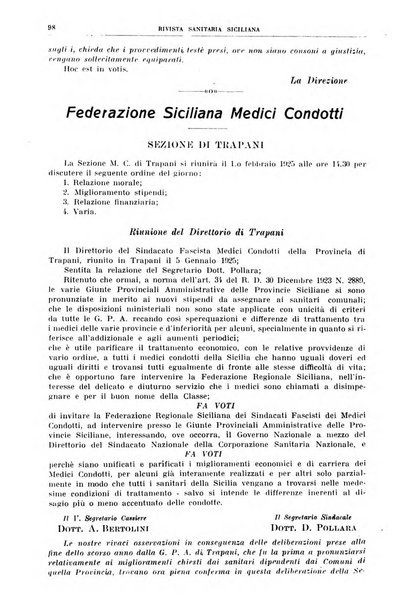 Rivista sanitaria siciliana organo degli Ordini sanitari della Sicilia