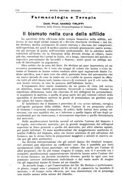 Rivista sanitaria siciliana organo degli Ordini sanitari della Sicilia