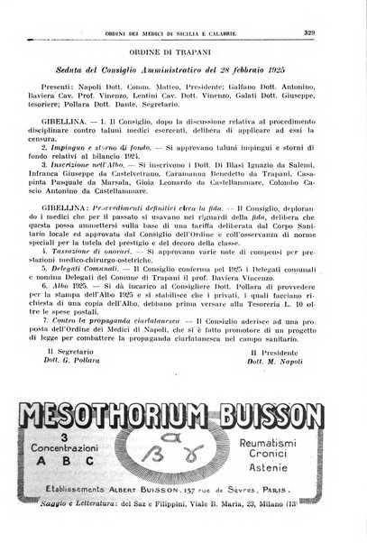 Rivista sanitaria siciliana organo degli Ordini sanitari della Sicilia