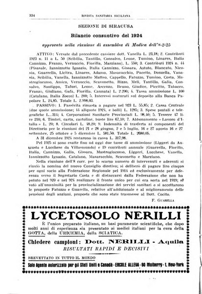 Rivista sanitaria siciliana organo degli Ordini sanitari della Sicilia