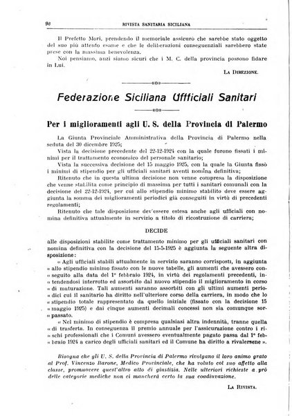 Rivista sanitaria siciliana organo degli Ordini sanitari della Sicilia