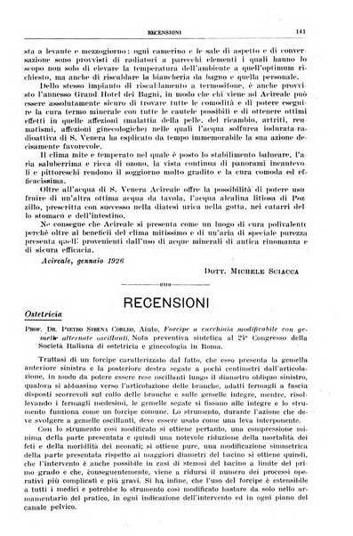 Rivista sanitaria siciliana organo degli Ordini sanitari della Sicilia