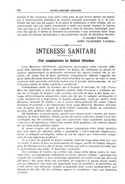 Rivista sanitaria siciliana organo degli Ordini sanitari della Sicilia