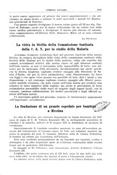 Rivista sanitaria siciliana organo degli Ordini sanitari della Sicilia