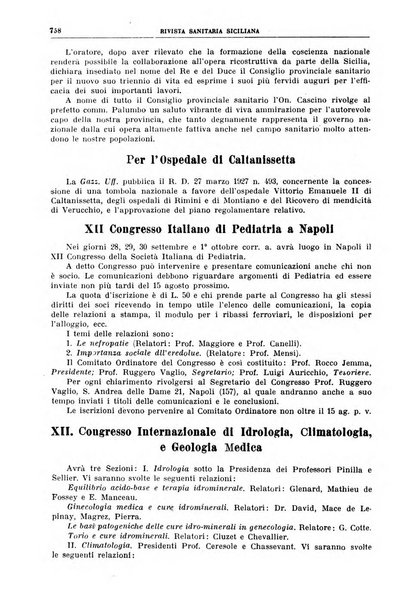 Rivista sanitaria siciliana organo degli Ordini sanitari della Sicilia