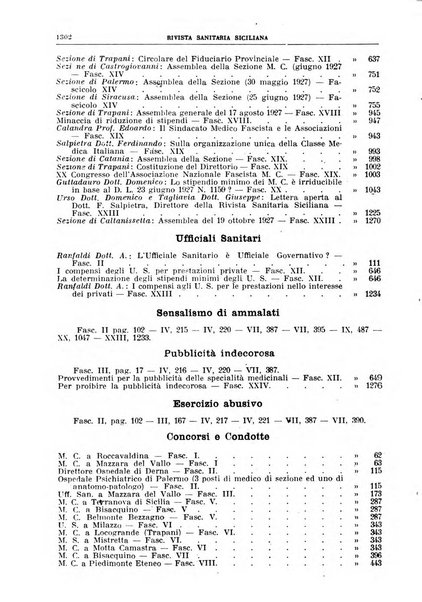 Rivista sanitaria siciliana organo degli Ordini sanitari della Sicilia