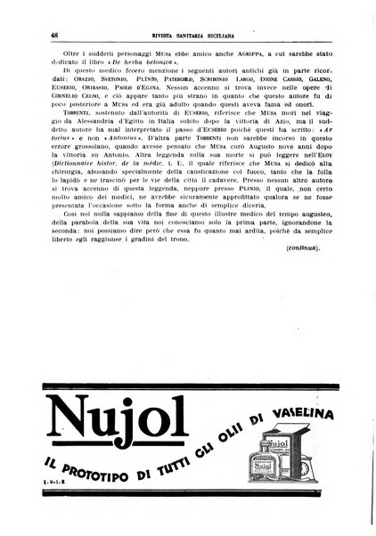 Rivista sanitaria siciliana organo degli Ordini sanitari della Sicilia