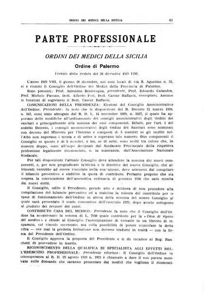 Rivista sanitaria siciliana organo degli Ordini sanitari della Sicilia