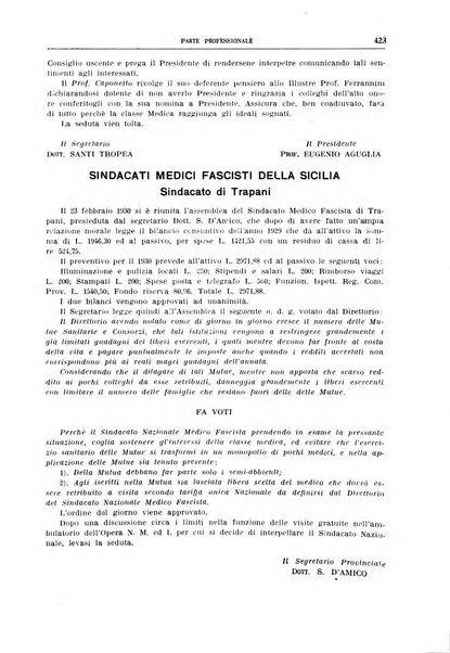 Rivista sanitaria siciliana organo degli Ordini sanitari della Sicilia