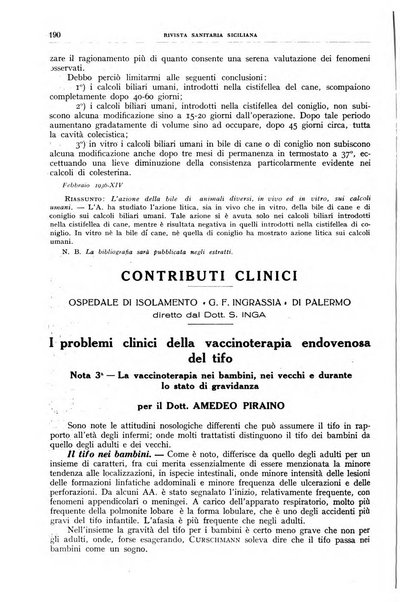 Rivista sanitaria siciliana organo degli Ordini sanitari della Sicilia