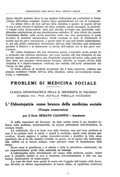 Rivista sanitaria siciliana organo degli Ordini sanitari della Sicilia