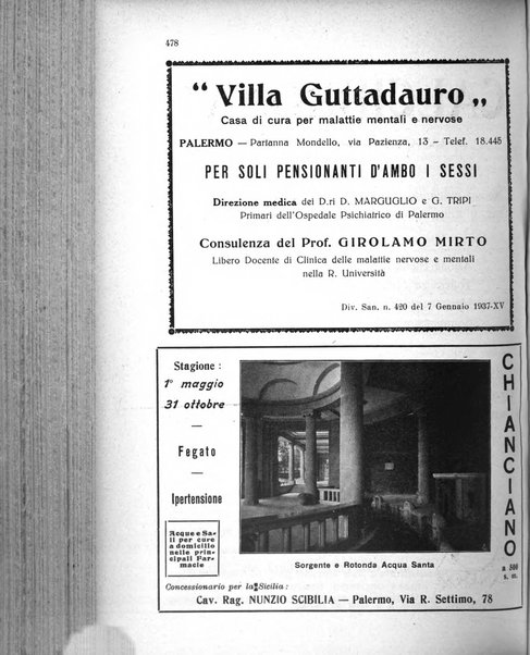 Rivista sanitaria siciliana organo degli Ordini sanitari della Sicilia