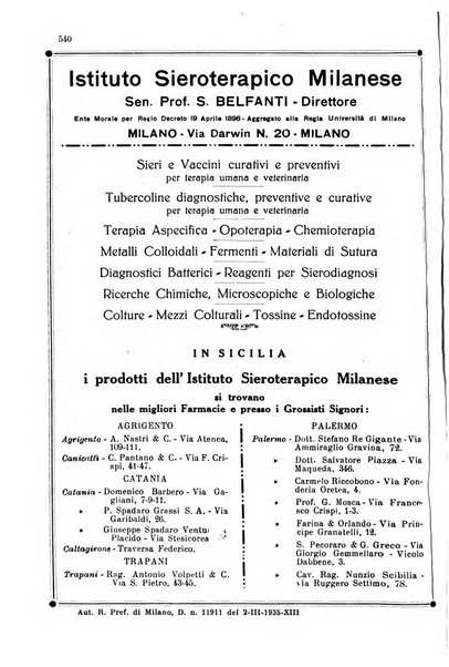 Rivista sanitaria siciliana organo degli Ordini sanitari della Sicilia