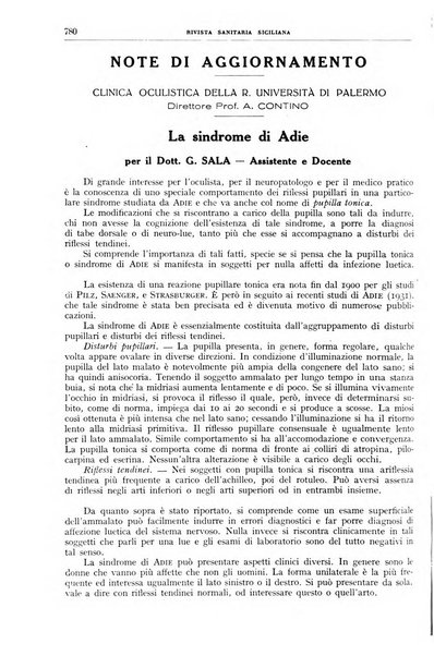 Rivista sanitaria siciliana organo degli Ordini sanitari della Sicilia