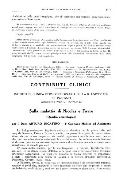 Rivista sanitaria siciliana organo degli Ordini sanitari della Sicilia