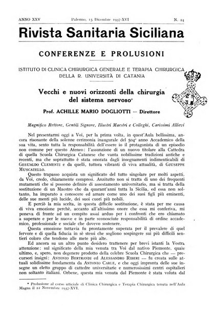 Rivista sanitaria siciliana organo degli Ordini sanitari della Sicilia