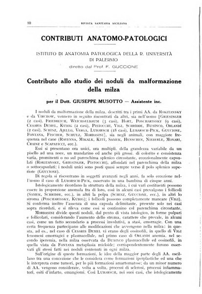 Rivista sanitaria siciliana organo degli Ordini sanitari della Sicilia