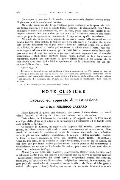 Rivista sanitaria siciliana organo degli Ordini sanitari della Sicilia