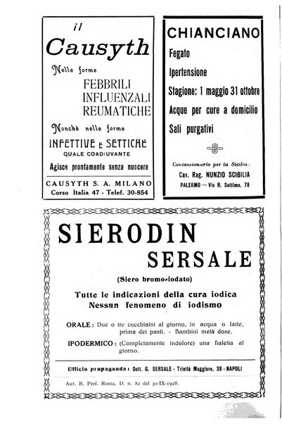 Rivista sanitaria siciliana organo degli Ordini sanitari della Sicilia