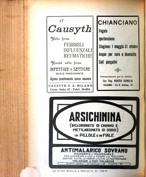 Rivista sanitaria siciliana organo degli Ordini sanitari della Sicilia