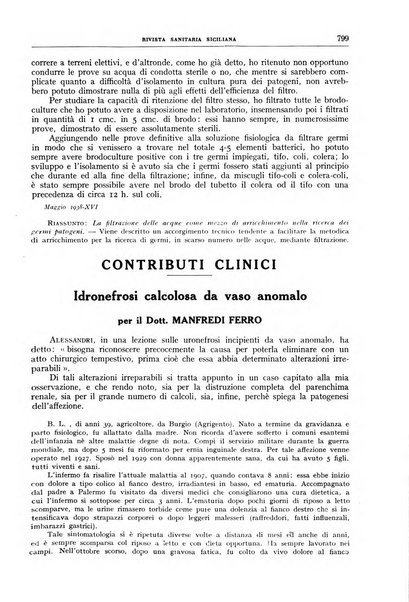 Rivista sanitaria siciliana organo degli Ordini sanitari della Sicilia