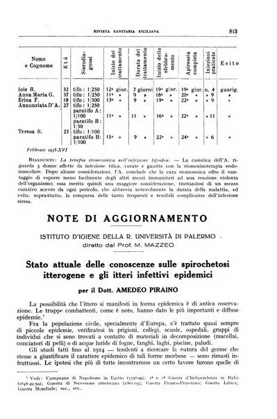 Rivista sanitaria siciliana organo degli Ordini sanitari della Sicilia