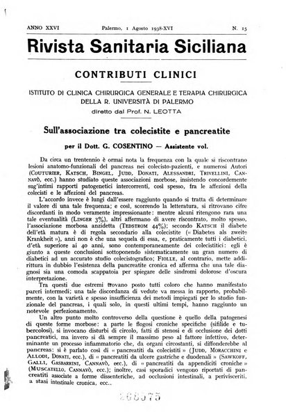 Rivista sanitaria siciliana organo degli Ordini sanitari della Sicilia