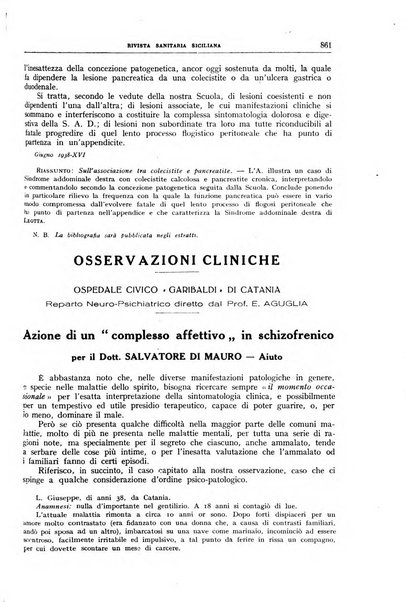 Rivista sanitaria siciliana organo degli Ordini sanitari della Sicilia