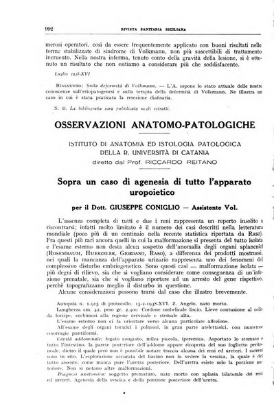 Rivista sanitaria siciliana organo degli Ordini sanitari della Sicilia