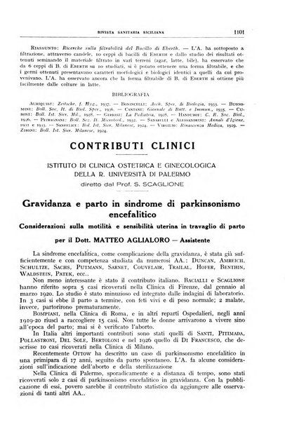 Rivista sanitaria siciliana organo degli Ordini sanitari della Sicilia