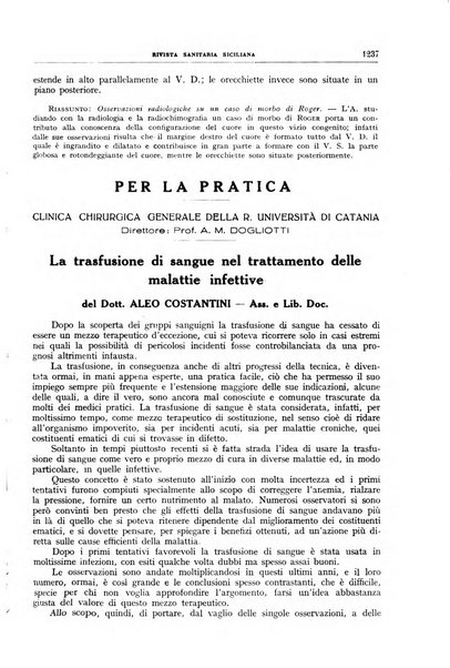 Rivista sanitaria siciliana organo degli Ordini sanitari della Sicilia