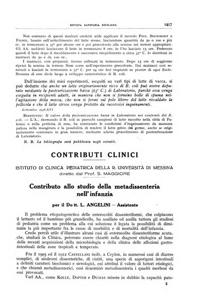 Rivista sanitaria siciliana organo degli Ordini sanitari della Sicilia