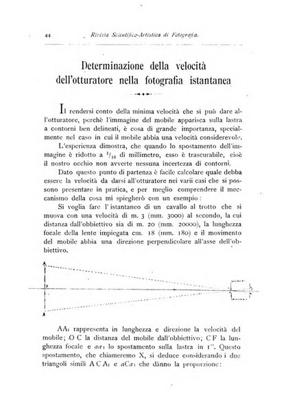 Rivista scientifico artistica di fotografia bollettino del Circolo fotografico lombardo