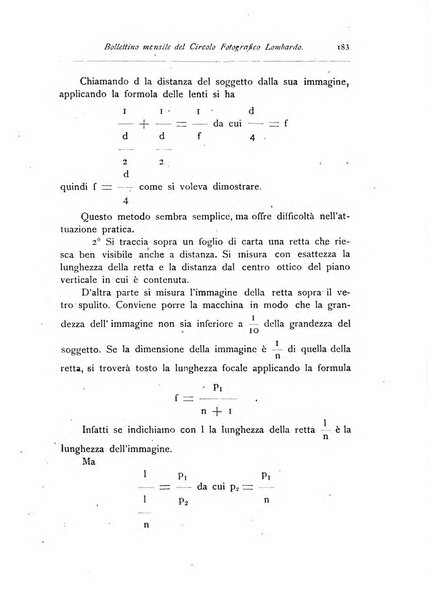 Rivista scientifico artistica di fotografia bollettino del Circolo fotografico lombardo