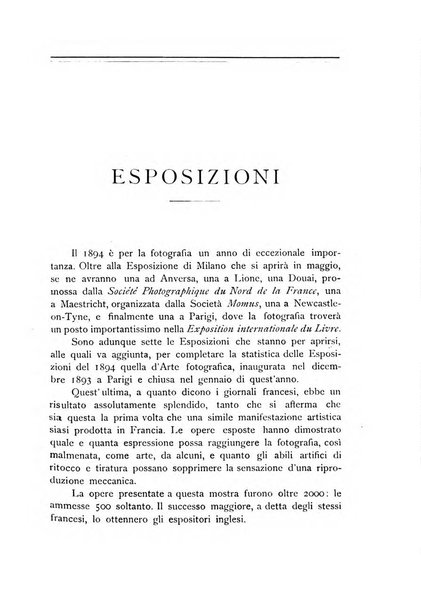 Rivista scientifico artistica di fotografia bollettino del Circolo fotografico lombardo