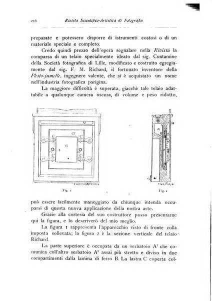 Rivista scientifico artistica di fotografia bollettino del Circolo fotografico lombardo