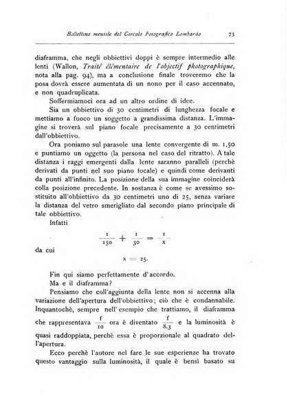 Rivista scientifico artistica di fotografia bollettino del Circolo fotografico lombardo