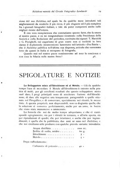 Rivista scientifico artistica di fotografia bollettino del Circolo fotografico lombardo