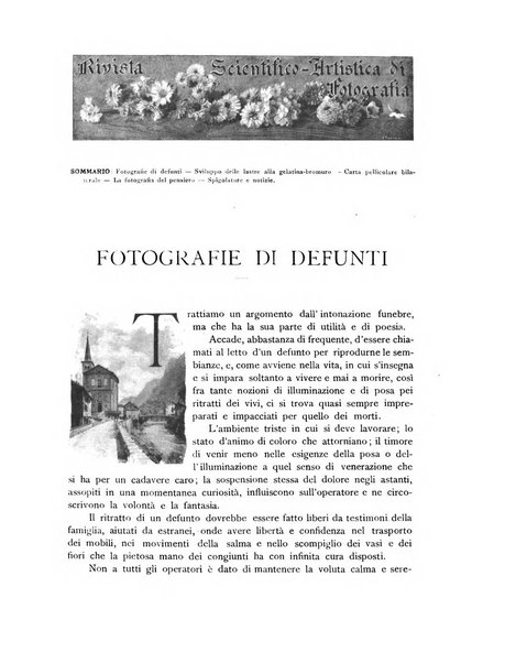 Rivista scientifico artistica di fotografia bollettino del Circolo fotografico lombardo