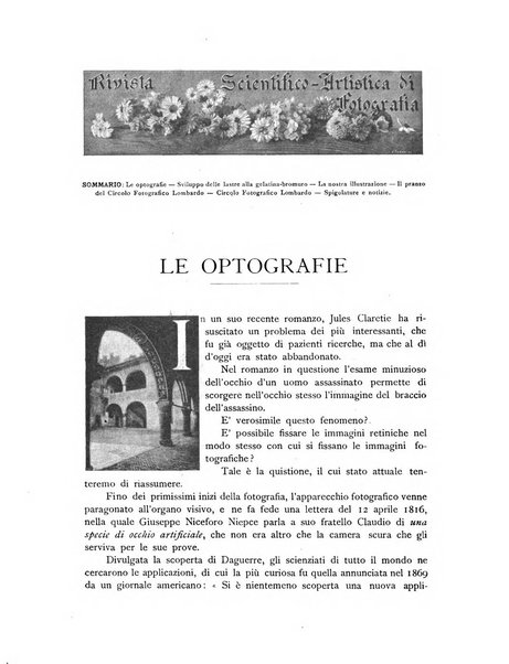 Rivista scientifico artistica di fotografia bollettino del Circolo fotografico lombardo