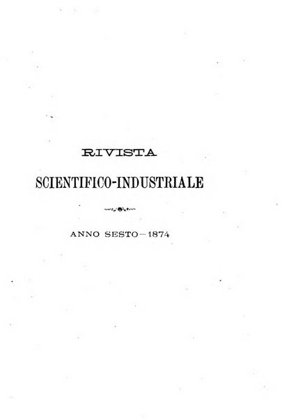 Rivista scientifico-industriale delle principali scoperte ed invenzioni fatte nelle scienze e nelle industrie