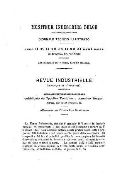 Rivista scientifico-industriale delle principali scoperte ed invenzioni fatte nelle scienze e nelle industrie