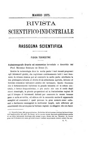 Rivista scientifico-industriale delle principali scoperte ed invenzioni fatte nelle scienze e nelle industrie