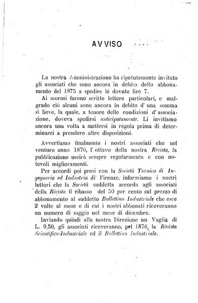 Rivista scientifico-industriale delle principali scoperte ed invenzioni fatte nelle scienze e nelle industrie