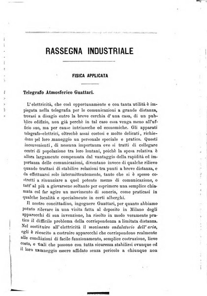 Rivista scientifico-industriale delle principali scoperte ed invenzioni fatte nelle scienze e nelle industrie