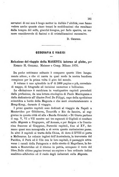 Rivista scientifico-industriale delle principali scoperte ed invenzioni fatte nelle scienze e nelle industrie