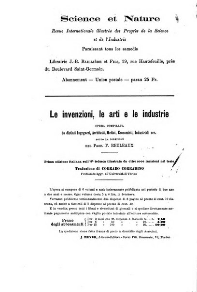 Rivista scientifico-industriale delle principali scoperte ed invenzioni fatte nelle scienze e nelle industrie