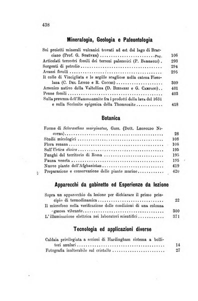 Rivista scientifico-industriale delle principali scoperte ed invenzioni fatte nelle scienze e nelle industrie