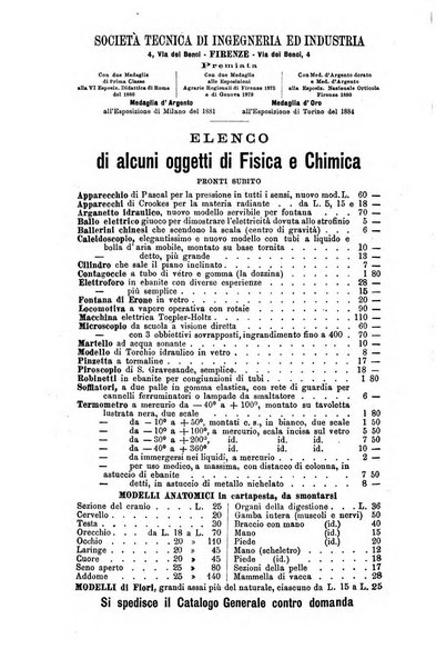 Rivista scientifico-industriale delle principali scoperte ed invenzioni fatte nelle scienze e nelle industrie